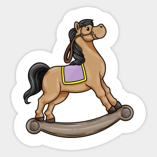 Rocking horse Sticker